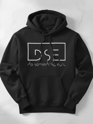 Black premium hoodie relaxed fit streetwear Black premium hoodie relaxed fit streetwear