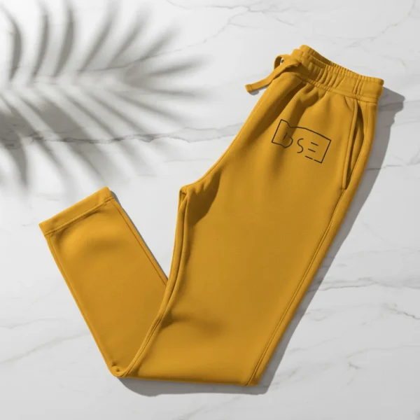 Golden yellow premium sweatpants relaxed fit Golden yellow premium sweatpants relaxed fit
