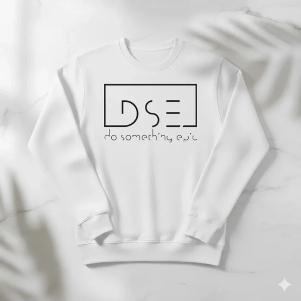 White premium sweatshirt streetwear relaxed fit White premium sweatshirt streetwear relaxed fit
